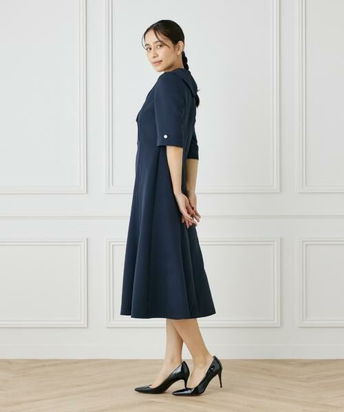 Maglie le cassetto / マーリエ ル カセット ミニ丈・ひざ丈ワンピース | 《M Maglie le cassetto》ショールカラーワンピース | 詳細26