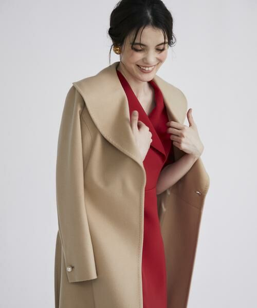 Maglie le cassetto / マーリエ ル カセット ミニ丈・ひざ丈ワンピース | 《M Maglie le cassetto》ショールカラーワンピース | 詳細27