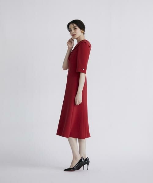 Maglie le cassetto / マーリエ ル カセット ミニ丈・ひざ丈ワンピース | 《M Maglie le cassetto》ショールカラーワンピース | 詳細18