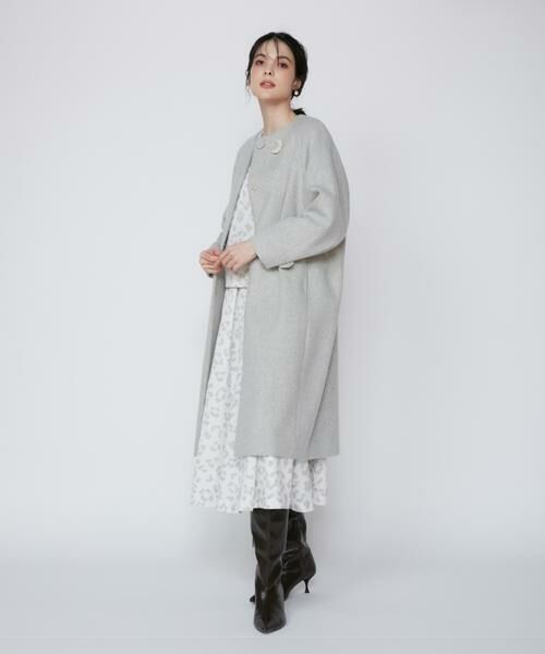 Maglie le cassetto / マーリエ ル カセット その他アウター | 《大きいサイズ》コクーンノーカラーコート | 詳細2