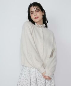 Maglie le cassetto / マーリエ ル カセット カーディガン・ボレロ | フォックス混ボリュームスリーブカーディガン