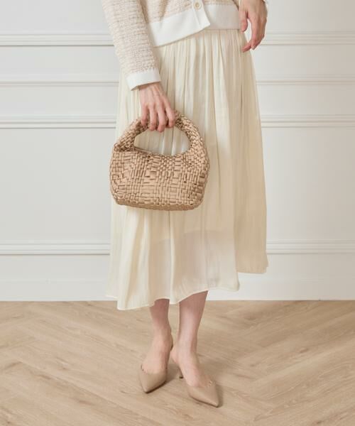 Maglie le cassetto / マーリエ ル カセット ハンドバッグ | ノットモチーフバッグ《Maria La Rosa》 | 詳細7