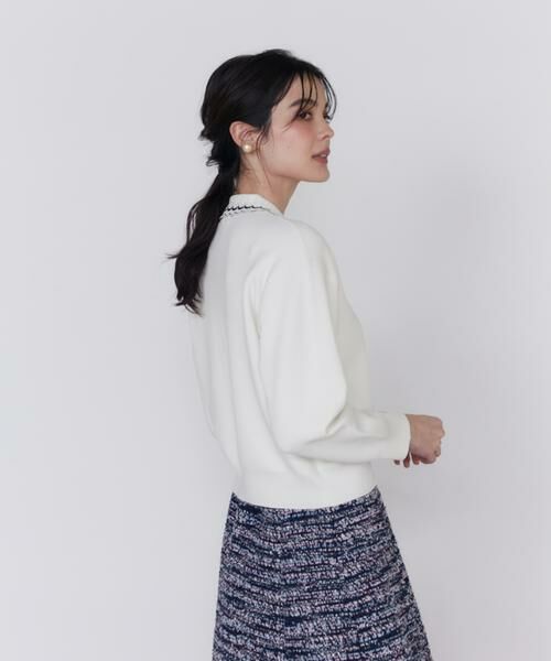 Maglie le cassetto / マーリエ ル カセット カーディガン・ボレロ | 《大きいサイズ》プリーツカラーカーディガン | 詳細10