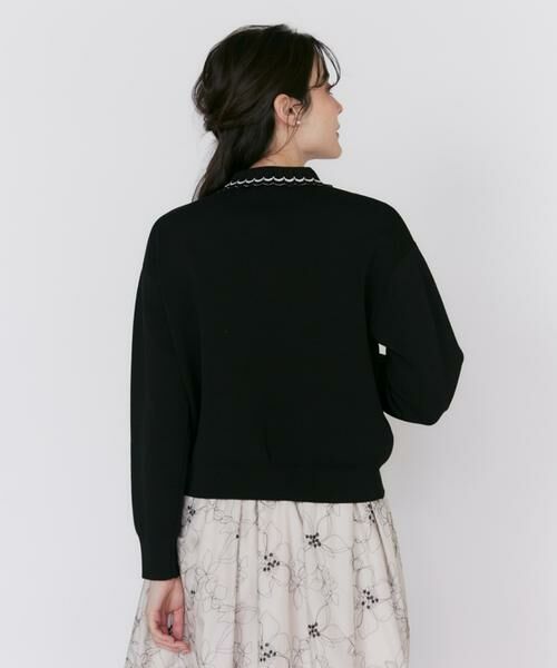 Maglie le cassetto / マーリエ ル カセット カーディガン・ボレロ | 《大きいサイズ》プリーツカラーカーディガン | 詳細13