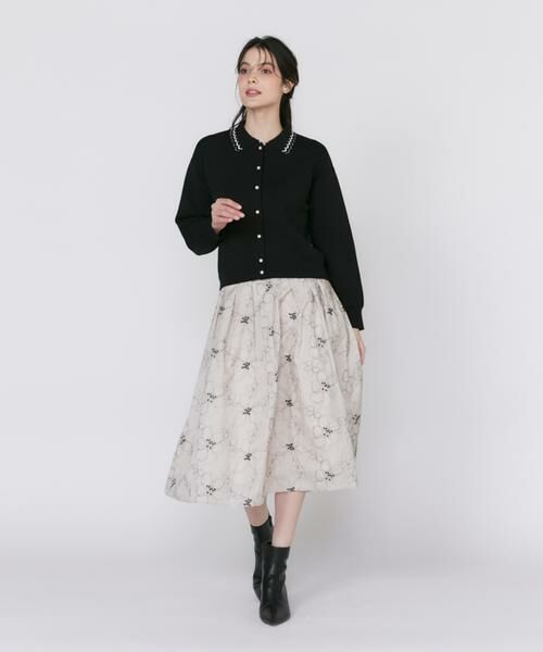 Maglie le cassetto / マーリエ ル カセット カーディガン・ボレロ | 《大きいサイズ》プリーツカラーカーディガン | 詳細2