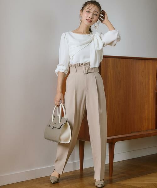 Maglie le cassetto / マーリエ ル カセット シャツ・ブラウス | 《M Maglie le cassetto×吉田理紗》華やかドレープブラウス | 詳細17