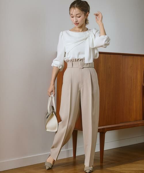 Maglie le cassetto / マーリエ ル カセット シャツ・ブラウス | 《M Maglie le cassetto×吉田理紗》華やかドレープブラウス | 詳細18