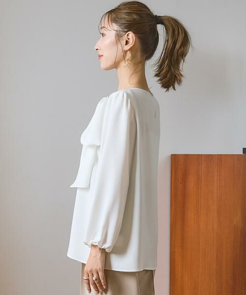 Maglie le cassetto / マーリエ ル カセット シャツ・ブラウス | 《M Maglie le cassetto×吉田理紗》華やかドレープブラウス | 詳細20