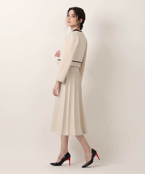 Maglie le cassetto / マーリエ ル カセット ミニ丈・ひざ丈ワンピース | 《M Maglie le cassetto》バイカラーニットワンピース | 詳細18