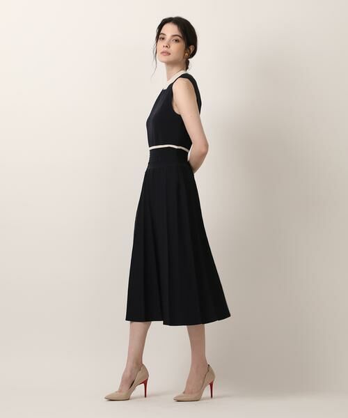 Maglie le cassetto / マーリエ ル カセット ミニ丈・ひざ丈ワンピース | 《M Maglie le cassetto》バイカラーニットワンピース | 詳細20