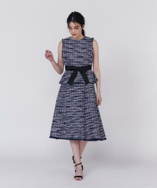 Maglie le cassetto / マーリエ ル カセット シャツ・ブラウス | 《大きいサイズ》ファンシーツイードペプラムブラウス《M Maglie le cassetto》 | 詳細9