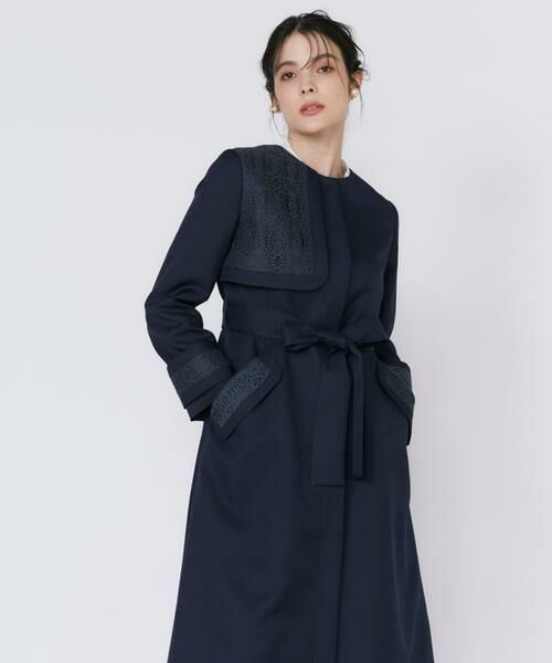 Maglie le cassetto / マーリエ ル カセット トレンチコート | レースドッキングトレンチコート | 詳細1