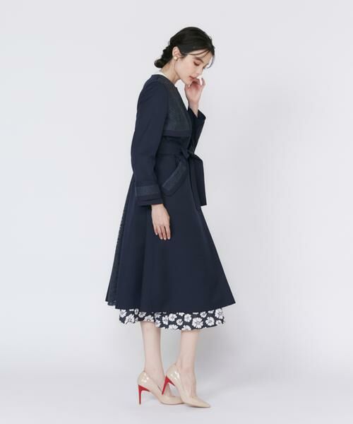 Maglie le cassetto / マーリエ ル カセット トレンチコート | レースドッキングトレンチコート | 詳細3