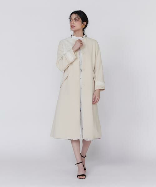 Maglie le cassetto / マーリエ ル カセット トレンチコート | レースドッキングトレンチコート | 詳細8