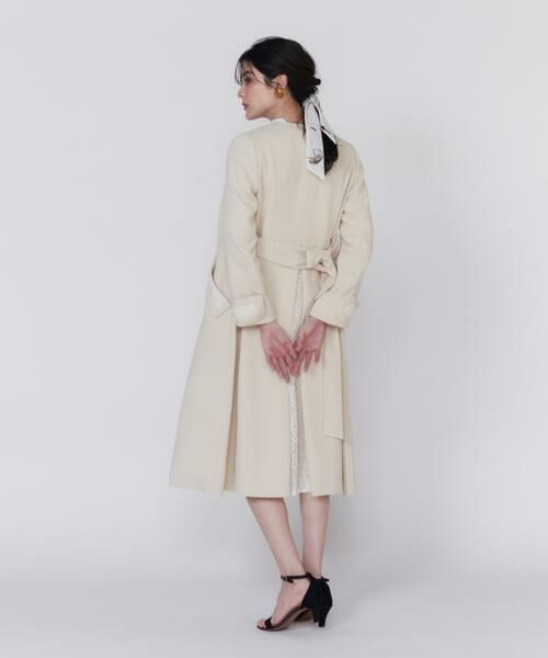 Maglie le cassetto / マーリエ ル カセット トレンチコート | 《大きいサイズ》レースドッキングトレンチコート | 詳細10