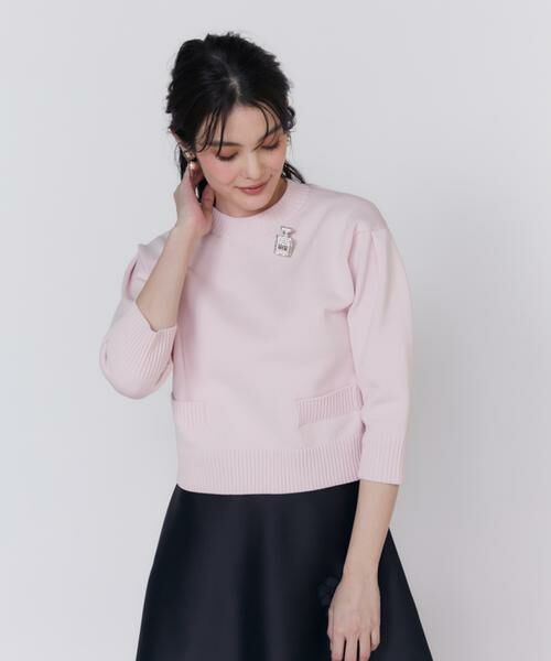 Maglie le cassetto / マーリエ ル カセット ニット・セーター | 《大きいサイズ》コンパクトクルーネックプルオーバー | 詳細11