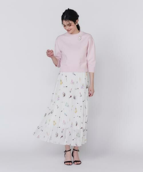 Maglie le cassetto / マーリエ ル カセット ニット・セーター | 《大きいサイズ》コンパクトクルーネックプルオーバー | 詳細5