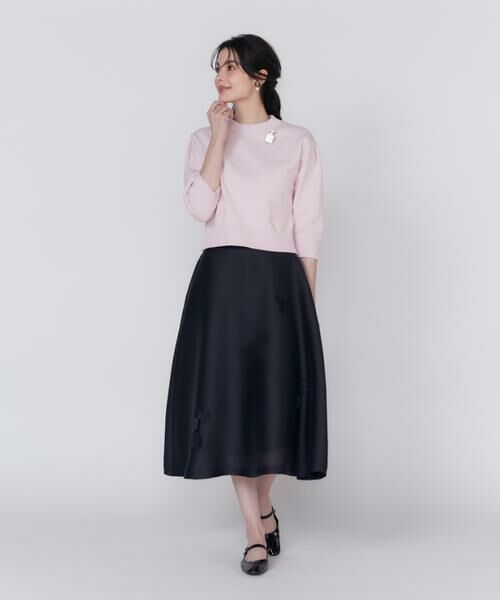 Maglie le cassetto / マーリエ ル カセット ニット・セーター | 《大きいサイズ》コンパクトクルーネックプルオーバー | 詳細9