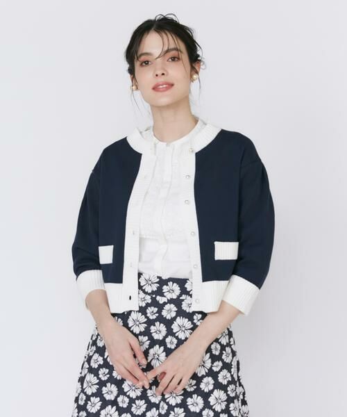 Maglie le cassetto / マーリエ ル カセット カーディガン・ボレロ | コンパクトクルーネックカーディガン | 詳細6