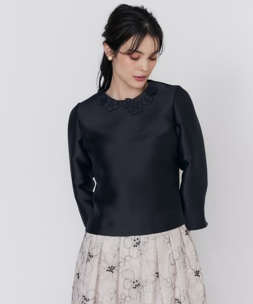 Maglie le cassetto / マーリエ ル カセット シャツ・ブラウス | 《大きいサイズ》フラワーモチーフブラウス | 詳細8