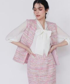 Maglie le cassetto / マーリエ ル カセット その他アウター | 《M Maglie le cassetto》ツイードジレ