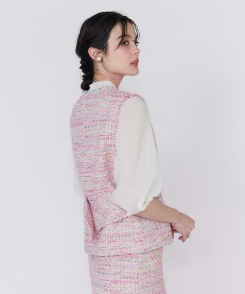 Maglie le cassetto / マーリエ ル カセット その他アウター | 《M Maglie le cassetto》ツイードジレ | 詳細10