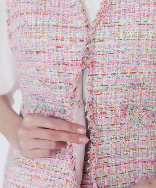 Maglie le cassetto / マーリエ ル カセット その他アウター | 《M Maglie le cassetto》ツイードジレ | 詳細13