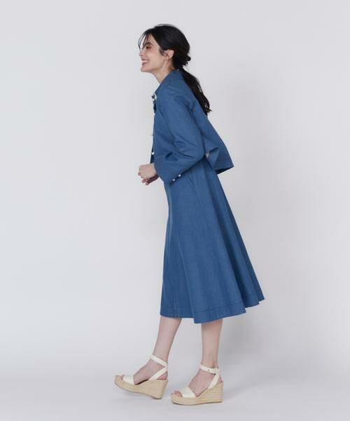 Maglie le cassetto / マーリエ ル カセット ミニ丈・ひざ丈ワンピース | 《大きいサイズ》デニムワンピース | 詳細8
