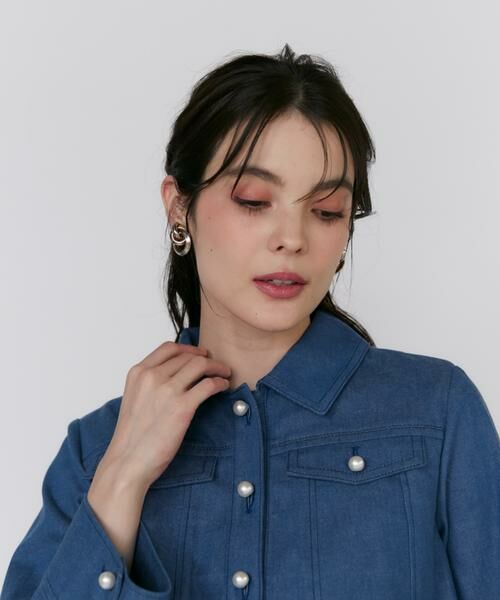 Maglie le cassetto / マーリエ ル カセット Gジャン・デニムジャケット | パールボタンGジャン | 詳細14