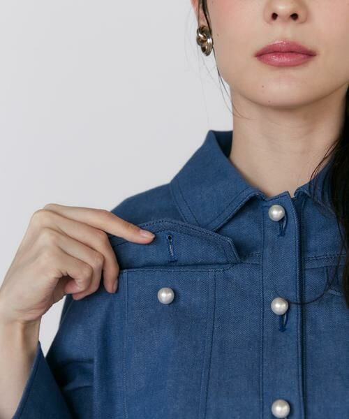 Maglie le cassetto / マーリエ ル カセット Gジャン・デニムジャケット | パールボタンGジャン | 詳細15