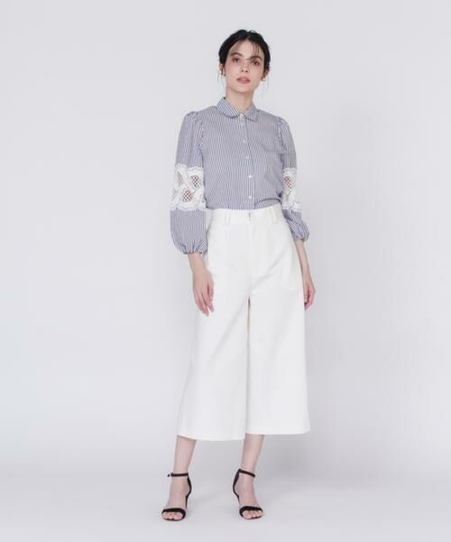 Maglie le cassetto / マーリエ ル カセット デニムパンツ | 《大きいサイズ》パールボタンデニムガウチョ | 詳細12