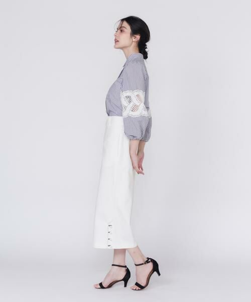 Maglie le cassetto / マーリエ ル カセット デニムパンツ | 《大きいサイズ》パールボタンデニムガウチョ | 詳細13