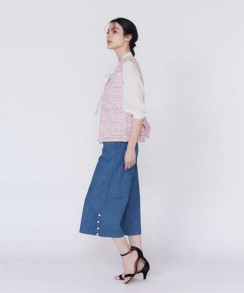 Maglie le cassetto / マーリエ ル カセット デニムパンツ | 《大きいサイズ》パールボタンデニムガウチョ | 詳細8