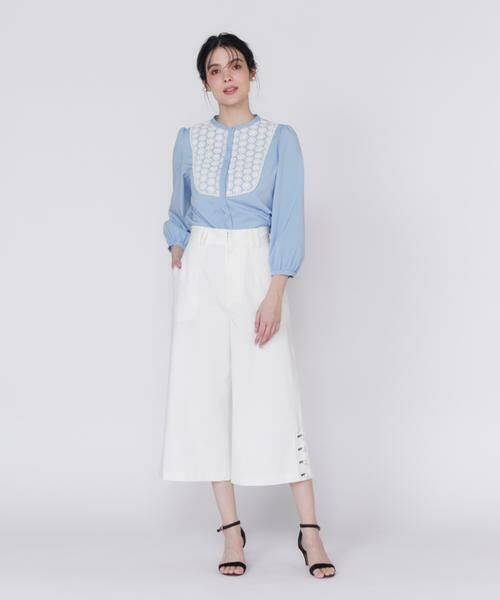 Maglie le cassetto / マーリエ ル カセット デニムパンツ | 《大きいサイズ》パールボタンデニムガウチョ | 詳細9