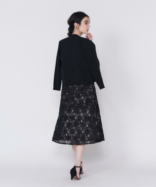 Maglie le cassetto / マーリエ ル カセット カーディガン・ボレロ | 《大きいサイズ》3D刺繍レースカーディガン《Maglie White》 | 詳細11