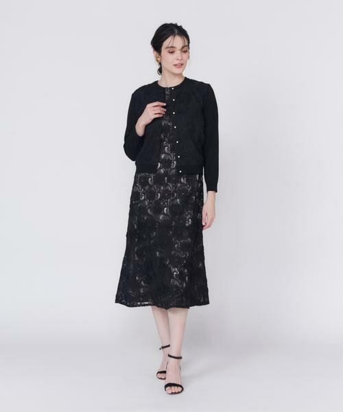 Maglie le cassetto / マーリエ ル カセット カーディガン・ボレロ | 3D刺繍レースカーディガン《Maglie White》 | 詳細7