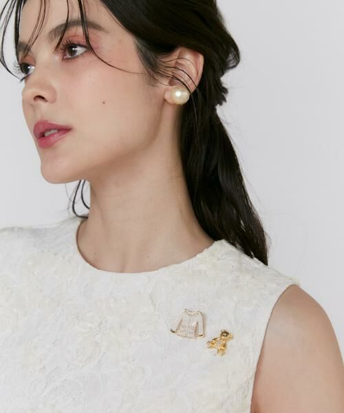 Maglie le cassetto / マーリエ ル カセット ブローチ・コサージュ | パールジャケットブローチ | 詳細3