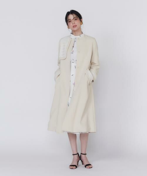 Maglie le cassetto / マーリエ ル カセット ミニ丈・ひざ丈ワンピース | 《プラスサイズ》コスメプリントワンピース《Viscotecs》 | 詳細7