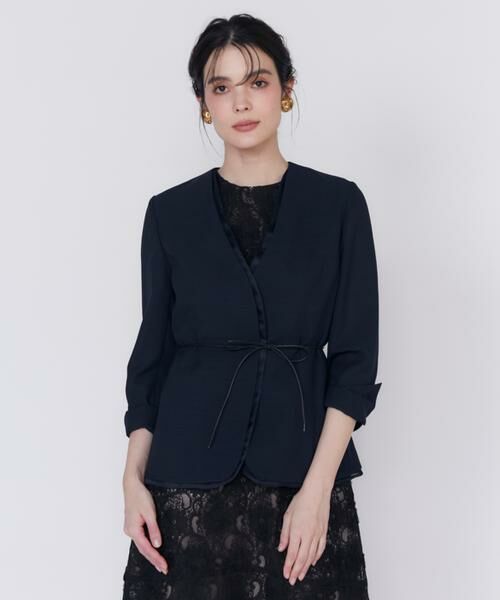 Maglie le cassetto / マーリエ ル カセット ノーカラージャケット | シアーラインノーカラージャケット | 詳細12