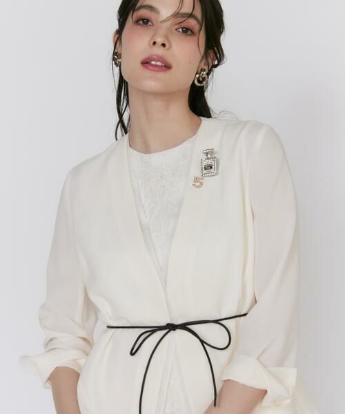 Maglie le cassetto / マーリエ ル カセット ノーカラージャケット | シアーラインノーカラージャケット | 詳細14