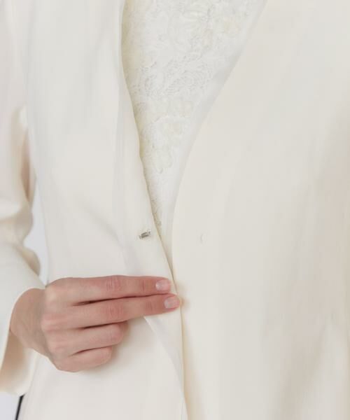 Maglie le cassetto / マーリエ ル カセット ノーカラージャケット | シアーラインノーカラージャケット | 詳細15