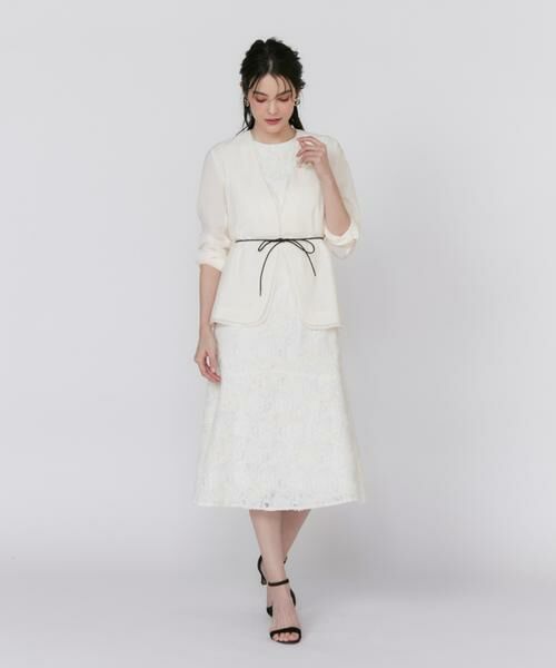 Maglie le cassetto / マーリエ ル カセット ノーカラージャケット | シアーラインノーカラージャケット | 詳細2