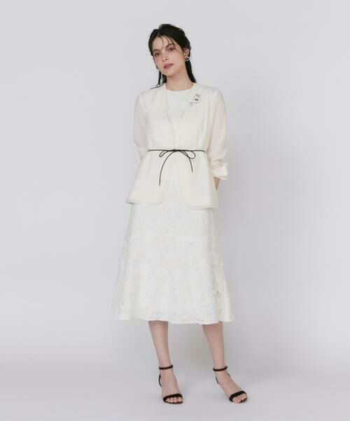 Maglie le cassetto / マーリエ ル カセット ノーカラージャケット | シアーラインノーカラージャケット | 詳細3