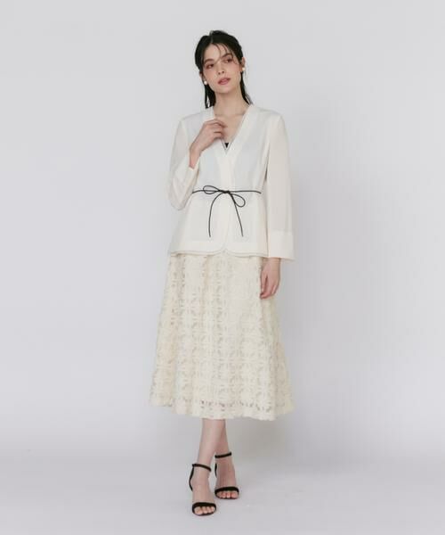 Maglie le cassetto / マーリエ ル カセット ノーカラージャケット | シアーラインノーカラージャケット | 詳細6