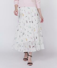 Maglie le cassetto / マーリエ ル カセット ミニ・ひざ丈スカート | コスメプリーツスカート《Viscotecs》