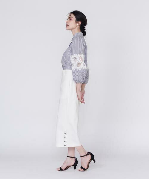 Maglie le cassetto / マーリエ ル カセット シャツ・ブラウス | レースドッキングブラウス | 詳細4