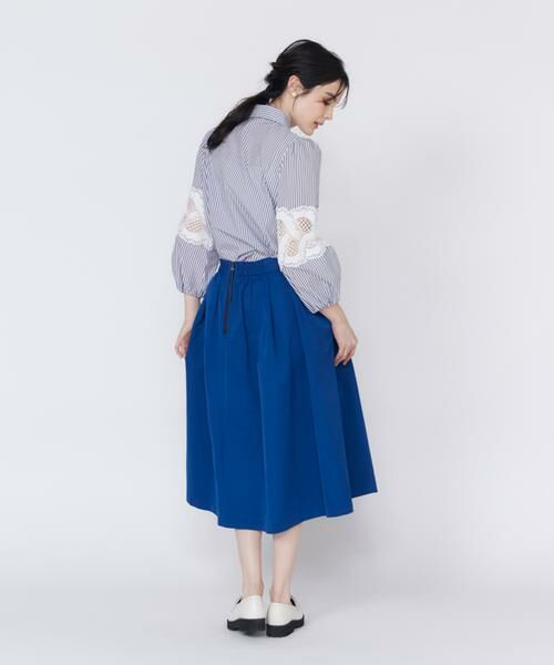 Maglie le cassetto / マーリエ ル カセット シャツ・ブラウス | 《プラスサイズ》レースドッキングブラウス | 詳細8