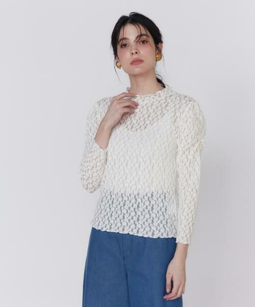 Maglie le cassetto / マーリエ ル カセット Tシャツ | シュリンクレースカットソー | 詳細9