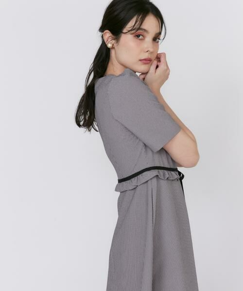 Maglie le cassetto / マーリエ ル カセット ミニ丈・ひざ丈ワンピース | ウエストフリルワンピース | 詳細12