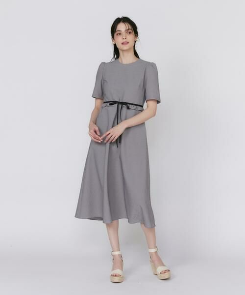 Maglie le cassetto / マーリエ ル カセット ミニ丈・ひざ丈ワンピース | ウエストフリルワンピース | 詳細3